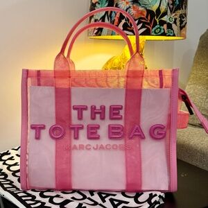 Marc Jacob’s “The Tote Bag” in Mesh Pink
